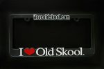 I Love Old Skool. License Plate Frame - Original